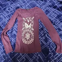 HYSTERIC GLAMOUR 長袖Tシャツ パープル フリーサイズ