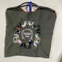 【Ball & Chain 】刺繍トートバッグ 馬柄 ネイビー ★新品未使用★