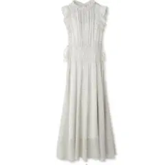 SNIDEL　24ss　ノースリーブドット柄ロングワンピース　定価1.7万