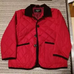 COMME CA ISM キルティングジャケット 120A レッド