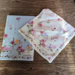 PIERRE BALMAIN 花柄ハンカチ　綿　2枚セット