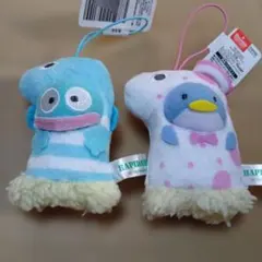 サンリオ　はぴだんぶい チンアナゴマスコット ハンギョドン　タキシードサム