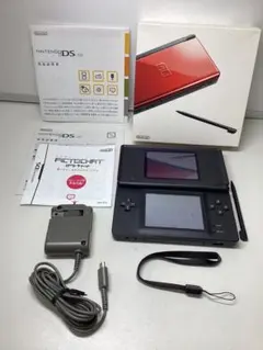 任天堂DS Lite レッド/ブラック 本体　ジャンク