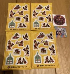 那須ハイランドパーク オリジナルステッカー 4枚セット➕平成のかけはし他一点
