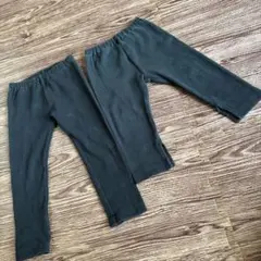 ブラック スパッツ 90cm、100cm 2枚