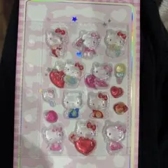 ゆ*ン様 キティ　シール　おすそわけ　ボンボンドロップシール　2枚セット