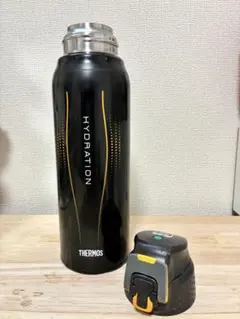 THERMOS HYDRATION 水筒 黒/オレンジのサムネイル