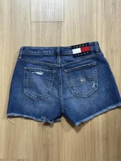 TOMMY JEANS 00サイズ　　24インチ　ダメージデニムショートパンツのサムネイル