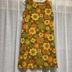 昭和レトロ手作りワンピース