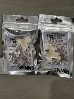 SPINNS シューズアクセサリー　リボン　２個セットのサムネイル