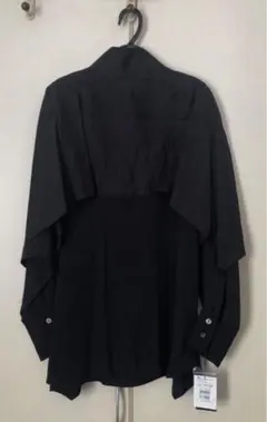 お買得【新品】スコットクラブ系列 Agaトップス、ブラウス黒 2way