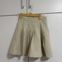 インパン裏地付きプリーツミニスカートS[at1734]