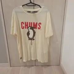 CHUMS クリーム色 Tシャツ Mサイズ
