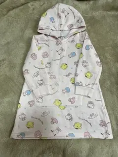 ワンピース ルームウェア 裏起毛 95cm