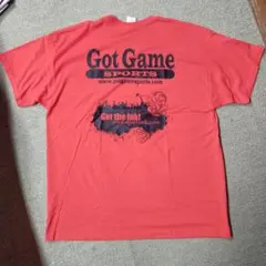 【US古着】JERZEES ジャージーズ 企業Tシャツ オレンジ ヴィンテージ