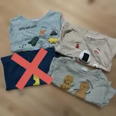 ベビー用長袖Tシャツ　3枚セット　70センチ