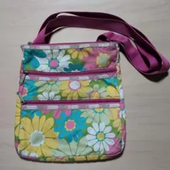 LeSportsac　レスポートサック　ショルダーバッグ　花柄　フラワー　ピンク