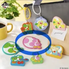 一番くじ 一番くじ スーパーマリオ with ヨッシー E賞 ラバーコレクション