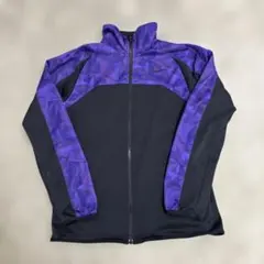 Nike DRI-FIT ジャケット M 黒/紫　ジャージ