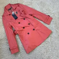 《 Reflect リフレクト 》トレンチコート ⭐タグ付 新品 Ⅼ ピンク