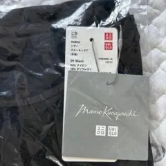 マメクロゴウチ UNIQLO ユニクロ シアークルーネックT ブラック L