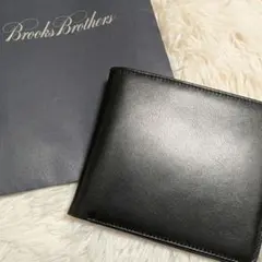 Brooks Brothers ブラック 二つ折り財布のサムネイル