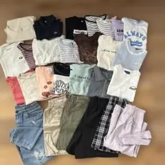 女の子　夏服　140 半袖　Tシャツ キュロット　ワンピース　長袖　ロンT