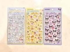 【国内正規品】ボンボンドロップシール　シナモン　ポムポムプリン　クロミ 3枚組