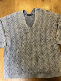 Polo Ralph Lauren ケーブルニット Vネック XS