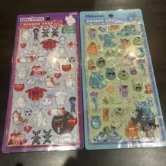 モンスターズインク　ベイマックスボンボンドロップシール2セット