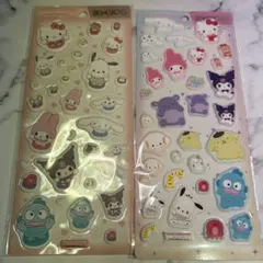 正規品　ぷっくりシール　サンリオ　2点セット　ほっぺつん　ねぇねぇ抱っこ！