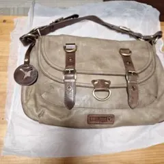 Pikolinos ベージュ レザー バッグ