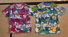 ディズニーランド　ディズニーシー　Tシャツ　ドナルド　デイジー
