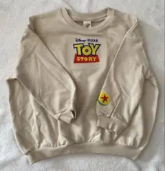 新品　しまむら　リトシーフラップ　トイストーリー　トレーナー　110cm
