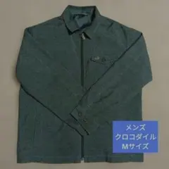 メンズ　クロコダイル ブラックチェック柄　 ジャケット　Ｍサイズ
