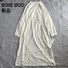 ROSE BUD バンドカラー　シャツワンピース　フリーサイズのサムネイル