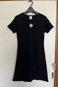 【新品タグ付】CK カルバン・クライン　半袖ミニワンピース 黒　M　海外限定品
