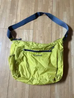 モンベル ポケッタブルライトショルダー M イエロー A4収納可能