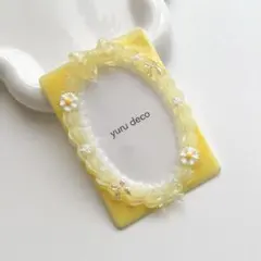 レジンデコ 硬質ケース トレカケース B8 推し活 黄色 丸型 イエロー 丸