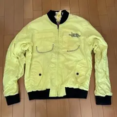 イエロージップアップジャケット