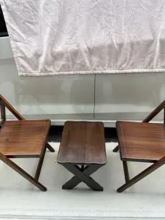 IKEA イケア BROMMO ガーデンチェア 2脚テーブルセット - メルカリ