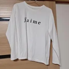 Té chichi 長袖カットソー j'aime ロゴ ホワイトのサムネイル
