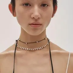 【新品/未使用】TODAYFUL パール チョーカー2セット　黒