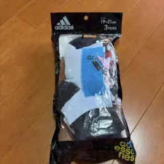 adidas キッズ靴下 19-21cm 3足セット