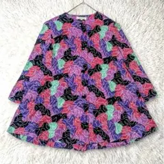 ジバンシィ　ワンピース　ノーカラージャケット　総柄　マルチカラー　ラピーヌ　13のサムネイル