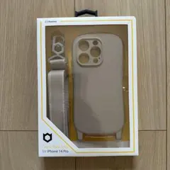 【美品】iFace Hang and ケース　iPhone14Pro　ベージュ