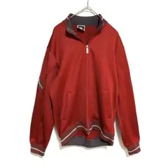 NIKE ナイキ　トラックジャケット レッド　ジャージ　M 日本製のサムネイル