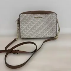 Michael Kors ショルダーバッグ ホワイト/ブラウン