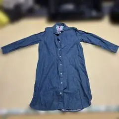 LILASIC デニム シャツワンピース 長袖