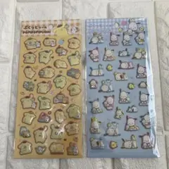サンリオ・ダイソー・ぷくっとシール・ポムポムプリン・ポチャッコ・２枚セット